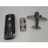 Image 3 : Vintage Tin Toys Including Cessna Plane, Fire Car & Tow Truck