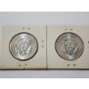 Image 2 : Two 1964 90% Silver Kennedy Half Dollars 