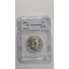 Image 1 : ICG 1962-D AU55 Details 90% Silver Franklin Half Dollar