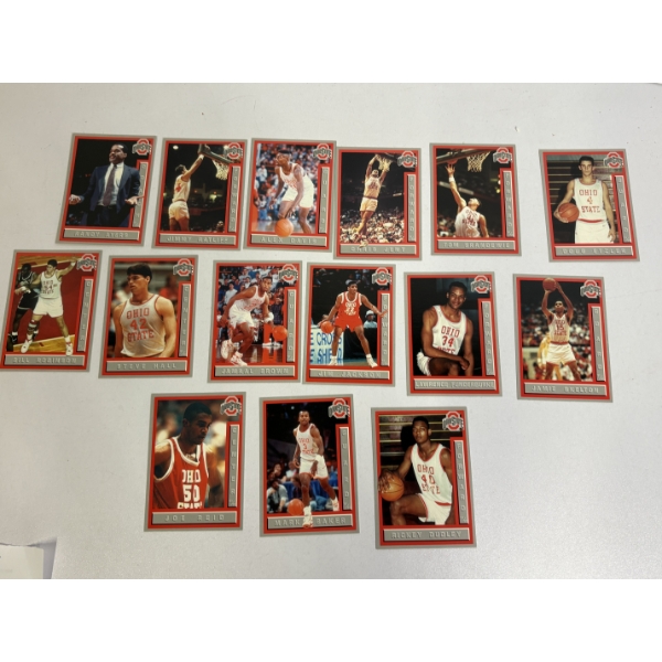 Ohio State Full Set Basketball Cards - Includes Rickey Dudley - Jim Jackson - Etc.