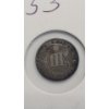 Image 4 : 1853 United States Three-Cent 75% Silver Coin