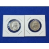 Image 1 : Two 90% Silver U.S. 1964 Washington Quarters
