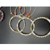 Image 6 : Lot of Tons of Costume Bracelets - Bangle Style- Some Layered - Beaded - Red Earrings