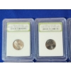 Image 2 : x6 INB Jefferson Nickels Including Keelboat, Peace, DCAM Gem Proof, BU, Assorted Years