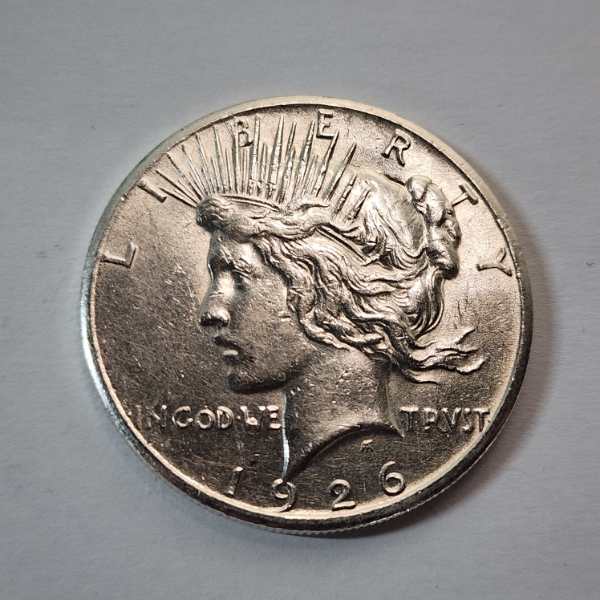 United States 1926 Silver Peace Dollar - 90% U.S. Silver Coin