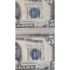 Image 2 : (4) Assorted Series United States $5 Silver Certificates - Face Value: $20.00