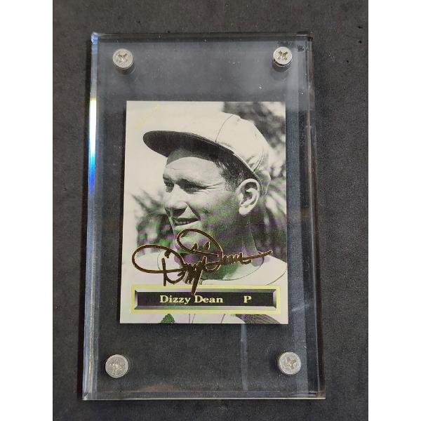 RARE 1993 Dizzy Dean Spectrum 24K Gold Signature Baseball Card #1047/5000