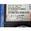 Image 3 : 2022-W NGC PF ULTRA CAMEO Silver Eagle FDOI - 1oz Fine Silver - Jones Signed!