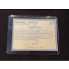 Image 2 : 1989 Michael Jordan Coca-Cola College Basketball Card in Protective Holder - Mint