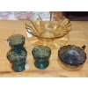 Image 1 : Vintage 5 Pc Glass Group As Shown