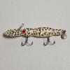 Image 1 : Vintage Bomber Water Dog Frog Pattern Deep Diving Fishing Lure With Tail Spinner (5")