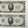 Image 3 : Three United States Green Seal 1934 $20 Federal Reserve Notes - Face Value $60.00