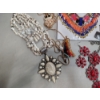 Image 6 : Assorted Costume Jewelry Including Beaded Native Style and Jewelry Box