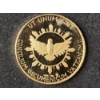 Image 1 : Rare Ut Unum Sint 18K Gold Coin Weighing 9.7 Grams - Marked 750 - Ft. Pope JOHN XXIII AND PAUL VI