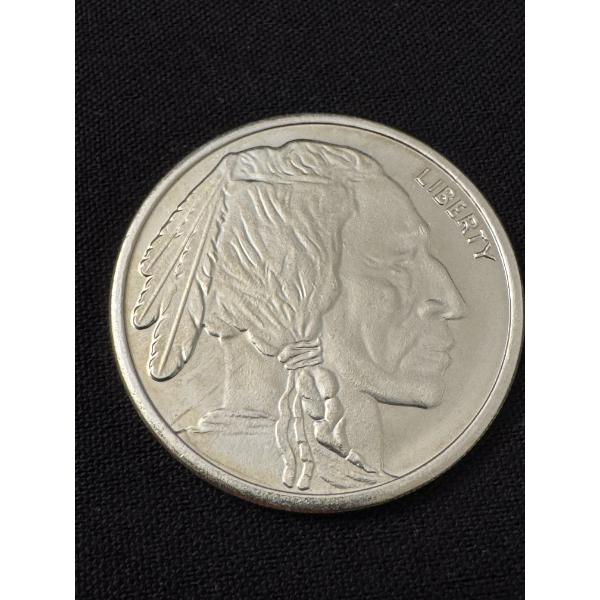 Rare American Indian Buffalo .9999 Fine Silver One Troy Ounce Coin - Mint Condition