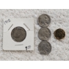 Image 1 : Lot of Collectible U.S. Coins inc. Buffalo Nickels, "V" Nickel, and Gold-Plated Dime - AFV $.30