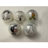 Image 2 : 5 - Vintage Capp Comics Li'L Abner One Inch Shooter Marbles - Mint Condition