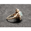 Image 3 : 10K Gold RIng Ft. Stunning Aquamarine Center Stone Weighing 6.2 Grams