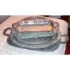 Image 1 : Grouping Of Large Silver Plate Patters As Pictured