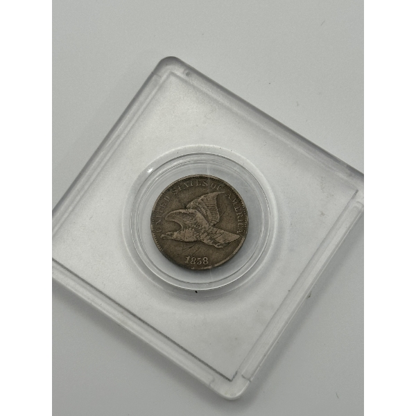 1858 Flying Eagle Penny - Excellent Coin
