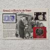 Image 2 : Two Commemorative Panels Honoring John F. Kennedy ft Uncirculated 67/68 Half-Dollar Coins  FV: $1.00