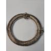 Image 2 : Unique Vintage South Asia Higher Percentage Silver 4.5" Tribal Ankle Bangles - Total Weight: 383.3g