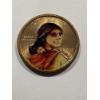 Image 1 : Rare 2000-P United States Sacagawea Hand Painted Coin - Limited Edition Coin