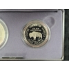 Image 7 : United States Mount Rushmore Anniversary Coins - 1991 Two Coin Proof Set - Ft. 90% Silver Dollar