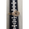 Image 6 : Women's 14K Yellow Gold 6-prong Cluster Estate Ring - Size 6.5 - Weight: 3.9g