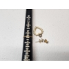 Image 6 : Assorted 10K Yellow Gold Jewelry: Small Ring, Heart Pendant, Diamond Stud Earrings TW: 2.9g