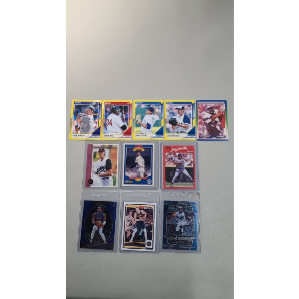 Assorted Years Football, Baseball & Basketball Trading Cards 