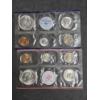 Image 1 : U.S. 90% SILVER COINS - RARE 1959 P & D  FRANKLIN UNC SET IN US MINT SEALED PKG  $1.70 FACE VALUE