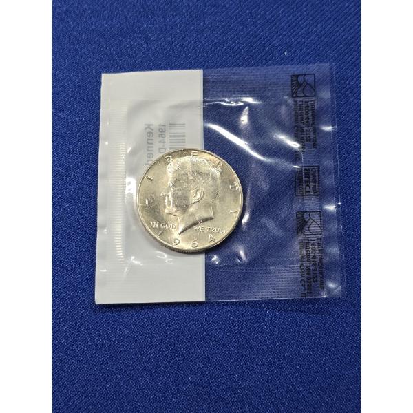 1964- D Kennedy Silver Half Dollar 