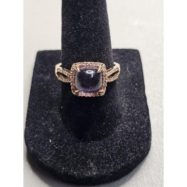 STUNNING!!! 14k Gold Amethyst Ring - Size 7 ~ Weight 3.4g