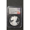 Image 1 : 2023-W NGC First Day Of Issue PF 70 ULTRA CAMEO 1 OZ Fine Silver American Eagle - Signed 