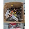 Image 11 : Huge Tool/Garage Collection Including Drain Snake, 20'' Toolbox, Lawn Sprinkler, Saw Blades & More