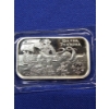 Image 2 : Postal Express Mint 1 oz Proof .999 Silver Bar - "Silver Plunder" Pirate Bar