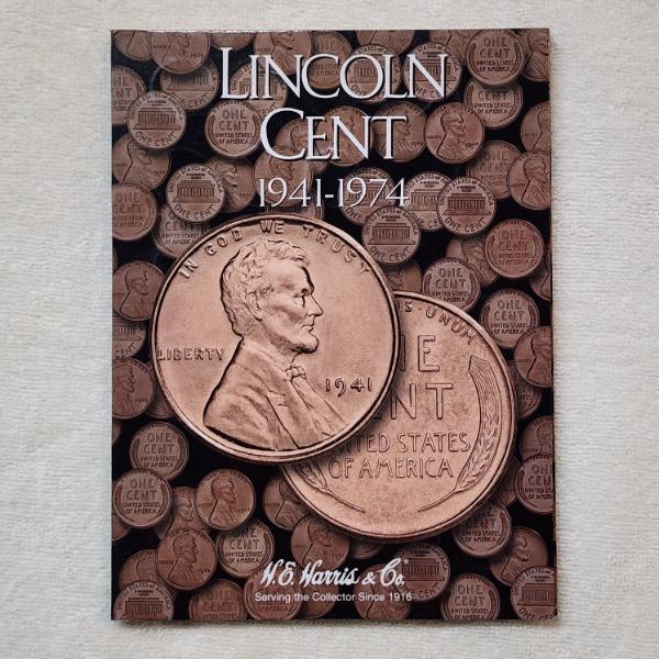 Incomplete Lincoln Cent & Wheat Penny Collection Book 1941-1974 ~ TOTAL OF 90 COINS!