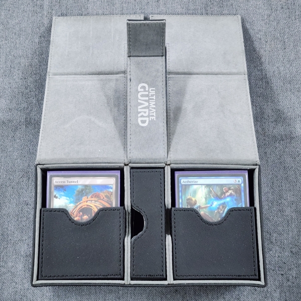 Ultimate Guard Dual Deck Box Featuring Two Magic The Gathering Decks