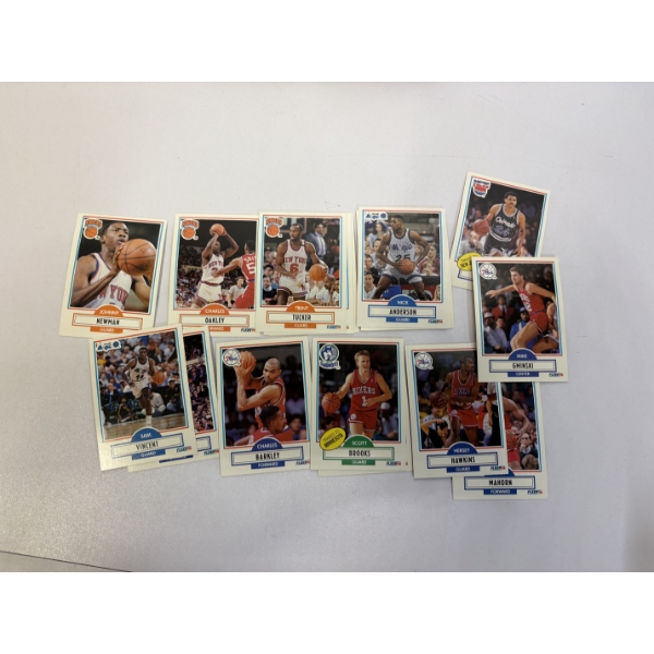 Fleer 90-91' Box of Basketball Cards - Charles Oakley - Nick Anderson - Etc