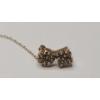 Image 5 : Vintage 10K Yellow Gold Delta Zeta Pearl & Diamond Sorority Pin - Weight: 5.0g