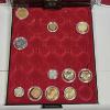 Image 12 : Partially Filled Leuchtturm (Lighthouse) CARGO MB10 Aluminum Coin Case (FV 12.50 US + Foreign)