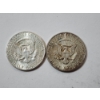 Image 2 : Two 1964 90% Silver Kennedy Half Dollars 