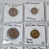 Image 2 : 2 Binder Pages Filled with Assorted World Coins: England, G.Britain & British Caribbean Territories