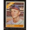 Image 1 : Ty Cline 1966 Topps #306 Baseball Trading Card 