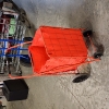 Image 8 : Nice Red Metal Wire Shopping Basket On Wheels ~ Perfect for the Market!