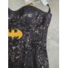 Image 3 : Brand New Ladies Size Medium Sequin Bat Girl Corset Featuring Side Zip & Lace Up Back! 