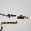 Image 3 : 14K Yellow Gold Twist Chain Necklace, Broken - TW: 6.6g