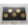 Image 5 : 1999 Commemorative Quarters 24K Gold Layered Edition & Historic Americana Series 