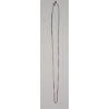Image 2 : Simple Sterling Silver 18" Necklace - Weight: 2.8g